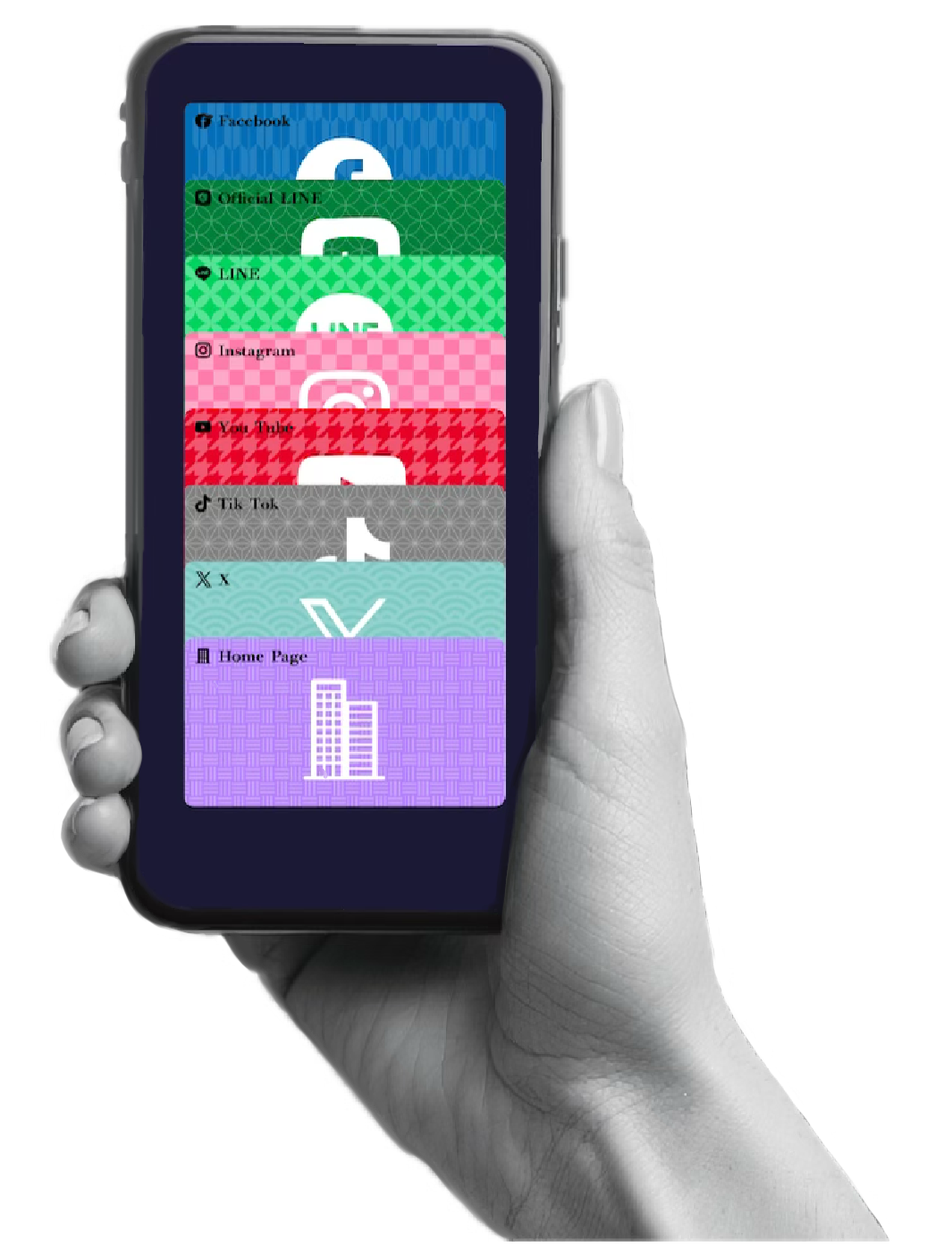 STELLA CARD のリンクページイメージ（読み取り後）